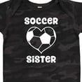 thumbnail image 4 of Inktastic Heart Soccer Sister Girls Baby Bodysuit, 4 of 5