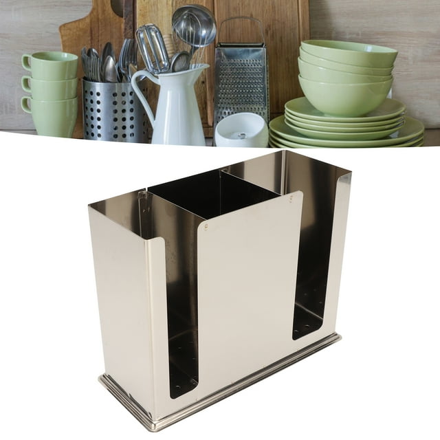 Stainless Steel Chopsticks Storage Rack,Utensil Drying Rack Stainless Utensil Drying Caddy Kitchen Utensil Drying Rack Top of the Line