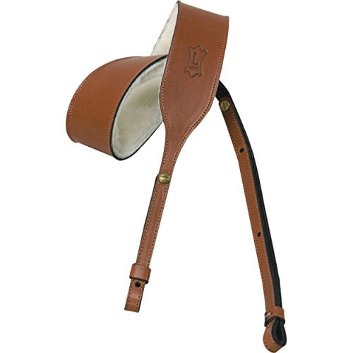 Levy's Leathers PMB32-WAL Sangle Banjo en Cuir Sculpté