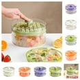 thumbnail image 4 of Hudfg Ice Cube,Ice Compartments With Lids And Storage Containers For Ice Cubes,Bpa-Fre Plastic Ice Cube Maker, 4 of 4