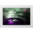 thumbnail image 3 of Tammy Putman 18x13 White Modern Wood Framed Wall Art Titled - Grape Drink Drop III, 3 of 5