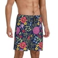 thumbnail image 2 of Fotbe Floral Pantalones Cortos de Pijama para Hombre, Ropa de Dormir, Pantalones de Pijama Cortos para Hombre-4X-Large, 2 of 6