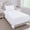 02-white, variant on King Size Bed Sheet Set - Luxury Hotel Quality 1800 Bedding Sheets & Pillowcases - 16" Deep Pocket, Soft, Wrinkle Resistant, Breathable, Fade Resistant - 4 Piece Set Terracotta