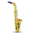 thumbnail image 3 of Amdohai Saxophone Kids Musical Wind Instruments ABS Metallic Gold Saxophone, 3 of 8