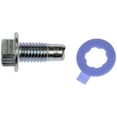thumbnail image 2 of Dorman 090-034CD Engine Oil Drain Plug for Specific Models, Silver, 2 of 2