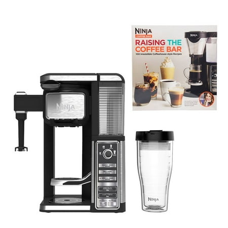 Ninja Single Serve Coffee Bar Machine with Recipe Book (Certified