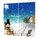 thumbnail image 1 of Cortina de Decoración de Navidad Impreso Ventana Accesorios de Cáfe Oficina Partido Moderno 011 perfecl Cortinas de Navidad, 1 of 8