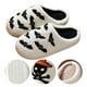 thumbnail image 5 of Pantuflas Mullidas para El Felpa Murciélago/pirata Halloween Antideslizantes Invierno, 5 of 9