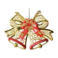 thumbnail image 3 of Decoración colgante de de Navidad, decoración de pared, colgante de campana interior para fiesta, adorno de Navidad para ventana, envoltura de Oro, 3 of 8