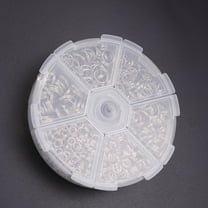 GOOHOCHY Diy Accessories Silver Metal Rings For Craft Set Closed Ring Buckles 100g