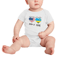 thumbnail image 2 of 50% Rwandan + 50% American = 100+% Cute Baby Rompers Baby Bodysuit (White, 0-3 Months), 2 of 5