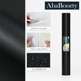 thumbnail image 6 of Ababoorty Black Contact Paper for Cabinets 196"X15.8" Black Wall Paper Roll for Bedroom Self Adhesive Removable Peel and Stick Vinyl Wallpaper Decorative Bathroom Walls Locker Countertops Waterproof…, 6 of 8
