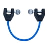 Lucky Bums Kids Easy Wedge Ski Bungee Cord Training Aid, Blue
