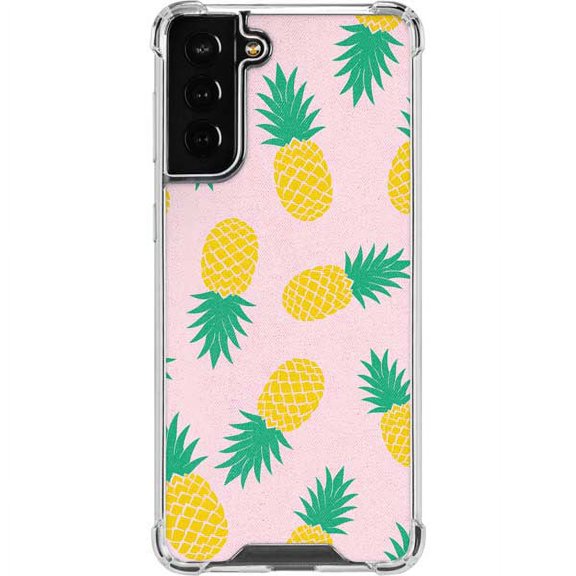 Skinit Illustration Art Summer Pineapples Galaxy S22 Plus Clear Case