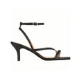thumbnail image 2 of Womens Ankle Strap Sandal Heels Low Kitten Heel Square Toe Strappy Heeled Sandals, 2 of 4