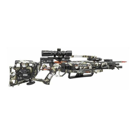 Wicked Ridge Fury 410 Crossbow Package w/ ACUdraw De-Cock & Scope - WR22060-4518