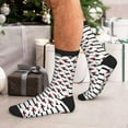 thumbnail image 7 of KLL Christmas Dachshund Print Cool Socks Men's Women's Crew Socks Funny Crazy Novelty Stockings, 7 of 7