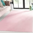 thumbnail image 2 of SAFAVIEH Loft Kalya Solid Machine Washable Area Rug, Pink, 9' x 12', 2 of 11