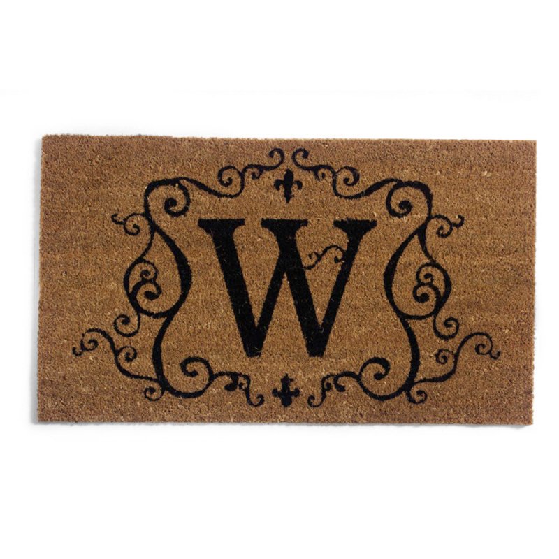 Monogram Coir Doormat Insert W