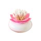 thumbnail image 5 of Bearachild 2020 soporte de flor de loto caja de palillos de caja de almacenamiento de bastoncillos de algodón rosa/verde Rosa 2piezas, 5 of 6