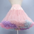 thumbnail image 6 of Women Tulle Petticoat, Soft Puffy Skirt, Elastic Waist Petticoat Tutu Tulle Skirt, Fluffy Skirt, Multi-Layer Party Puffy Skirt, 6 of 7