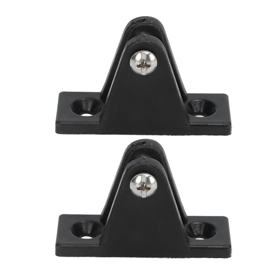Falleo Clearance 2PCS Marine Boat Deck Hinge Mount Nylon Bimini Top Fitting Hardware Marine Awning Hardware Accessories