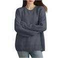 thumbnail image 2 of Ounisa Sweaters Fall 2025 Trendy Casual Crewneck Long Sleeve Cozy Knit Pullover Sweater Tops Winter Clothing, 2 of 6