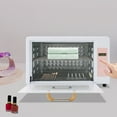 thumbnail image 4 of TFCFL 24L Desktop Rectangular Sanitizer Dryer Machine 230W Stainless Steel Drying Case with 2 Tier Shelves, 4 of 15