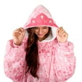 thumbnail image 3 of Bare Homey Plush Sherpa Wearable Blanket - Fluffy & Soft - Lightweight - Adult, Princess, 3 of 9