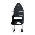 thumbnail image 4 of Colgador de tabla de planchar Colgador de plancha eléctrica para puerta Armario para plancha caliente negro, 4 of 9