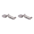 thumbnail image 1 of maskred Iron Sewing Machine Single Fold Binder Attachment Tape Size Binding 6 Silver 3/8 Scale 2Set, 1 of 6
