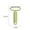 Green-460, variant on Stainless Steel Potato Peeler with Grip, Rust-Resistant Blade for Effortless Peeling, Ideal for Kitchen Prep and Fruit & Vegetable Preparation Aestivo | Green | AESTIVO