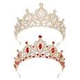 thumbnail image 5 of Exquisite Tiaras Women Crystal Crowns Princess Headpiece for Bridal Parties and Birthday Celebrations, 5 of 8