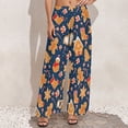 thumbnail image 5 of Palazzo Pants for Women, Gingerbread Delights Comfy Womens Wide Leg Baggy Pants, Casual Lounge Pants for Women Travel Vacation Outfits, 5 of 5