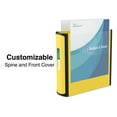 Staples Better Yellow 2Inch 3Ring View Binder for Documents with High