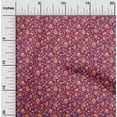 thumbnail image 2 of oneOone Viscose Chiffon Pink Fabric Floral Dress Material Fabric Print Fabric By The Yard 42 Inch Wide, 2 of 5