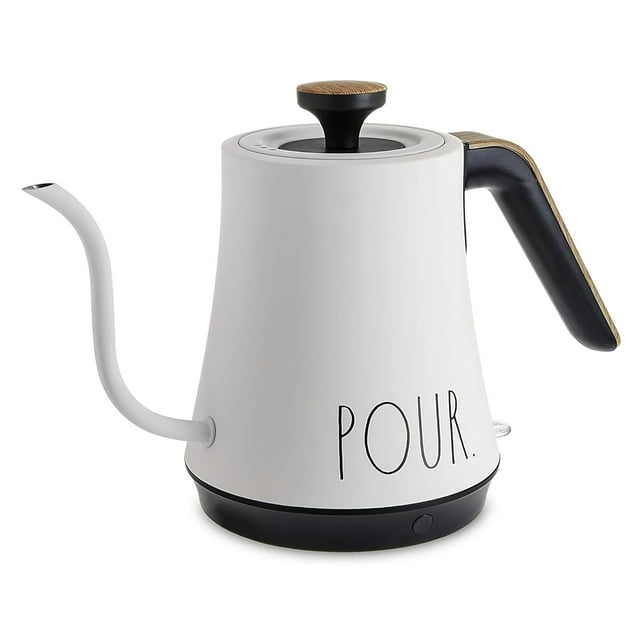 Intexca Bouilloire Électrique à Col de Cygne 1 L – Acier Inoxydable, Ébullition Rapide, Versement Précis pour Café et Thé