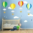 thumbnail image 3 of Guardoinrt 4pack/lot Add Whimsical Charm To Event With 3D Paper Hot Air Balloons Beautiful Decorations Easy type 2, 3 of 6