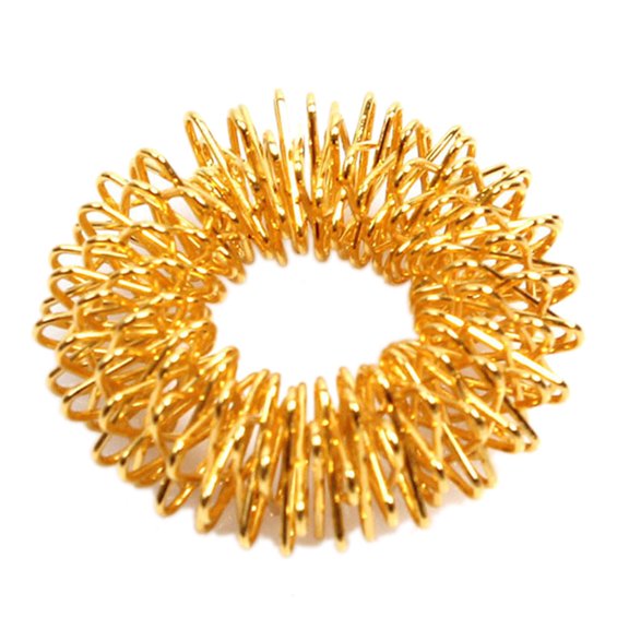 Soidarity Anillo de acupuntura para masaje de dedos masajeadores Oro Soidarity JJ18164-01