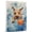 Airedale Terrier, variant on Barbet Vintage Dog Swimming Canvas – Artistic Sports, Barbet Dog with Swimming Stretched Canvas Size 8x12 Wall Print for Bedroom, Living Room, Office