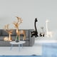 thumbnail image 2 of Escultura de ciervo, estatua de resina y cerámica, adorno elegante, figura de animal para decoración de mesa, ideal para regalar, decoración del hogar, 2 of 8