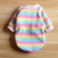 thumbnail image 2 of Fleece Hoodies Jacket Coat Winter Dot Striped Soft Sweatshirt For Chihuahua Small Dogs, 2 of 5