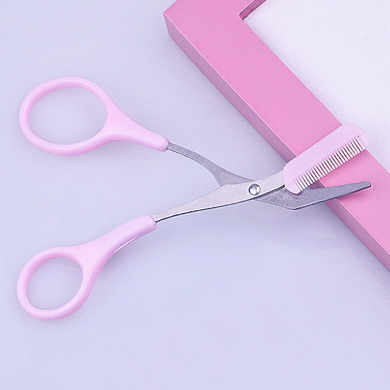 Haifly Professional Precision Trimmer Eyebrow Scissors Remover with Comb Eyelash Hair Remover Tool