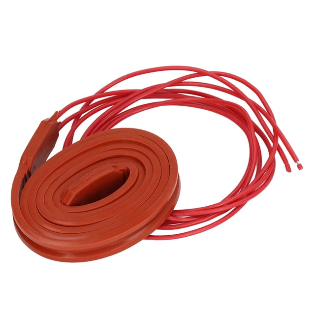 Silicone Heating Belt, 80W Adjustable Waterproof Flexible Heating Wrap Self Control Temperature Warmer Belt with High Efficiency for Industrial and Laboratory Use