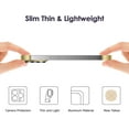 thumbnail image 2 of Compatible with iPhone 15 Plus Case with Camera Lens Protector, Aluminum Metal Frameless, Borderless Design, Slim Thin & Lightweight, Shockproof Bumper Cover, for Women and Men (Gold), 2 of 14