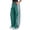 Green, variant on Women's Y2k Striped Side Baggy Pants Drawstring Elastic Waist Wide Leg Track Pants Slouchy Palazzo Low Rise Sweatpants Streetwear Red M