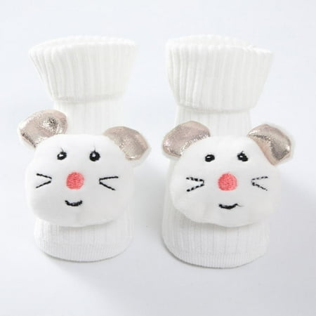 

3D Newborn Baby Girl Boy Cotton Non-slip Knitted Socks