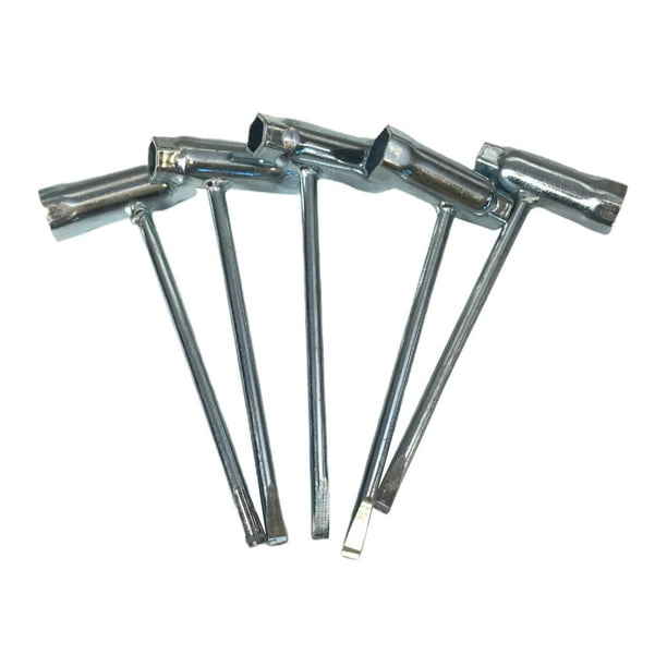 Destornillador y llave s de 5 piezas, herramienta de llave T, diseñada con 2 extremos, para reparación de s de cadena y reparac Macarena llave de motosierra