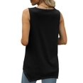 thumbnail image 4 of Fantaslook V Neck Tank Top for Women Casual Flowy Tunic Sleeveless Tops Summer Shirts, 4 of 6