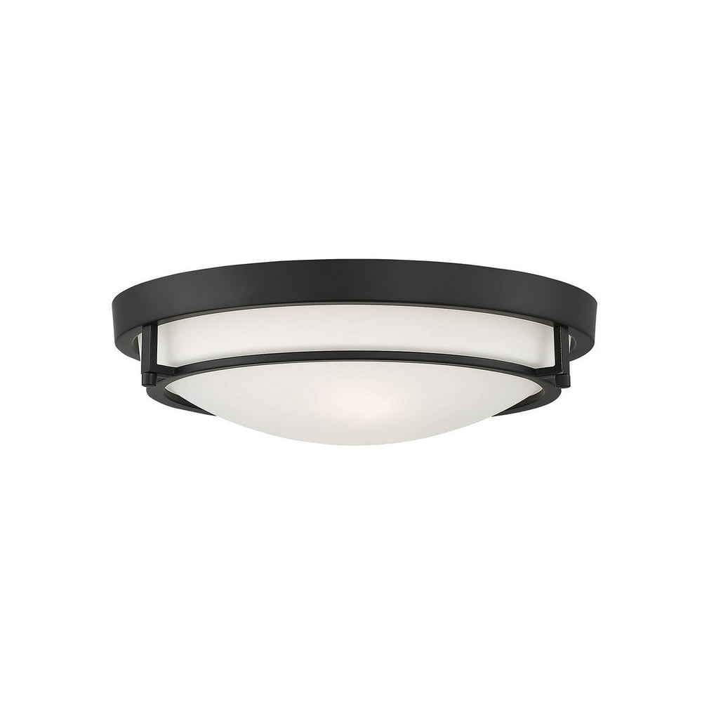 Savoy House Meridian 2 Light SemiFlush Matte Black M60019MBK